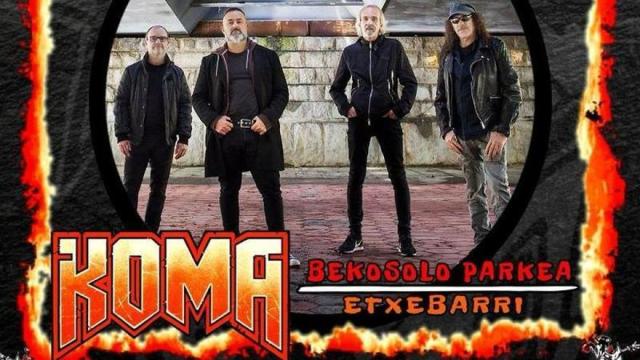 La banda navarra KOMA actuará como cabeza de cartel de la jornada del viernes / Ehuneko Bat La banda navarra KOMA actuará como cabeza de cartel de la jornada del viernes
