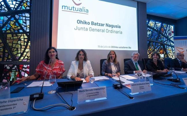 Mutualia celebró este lunes su Junta General en Donostia.