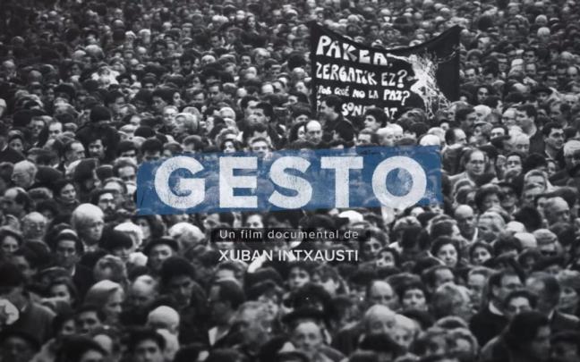 Fotograma del documental 'Gesto'