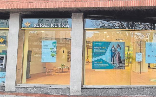 Imagen de una sucursal de Rural Kutxa.