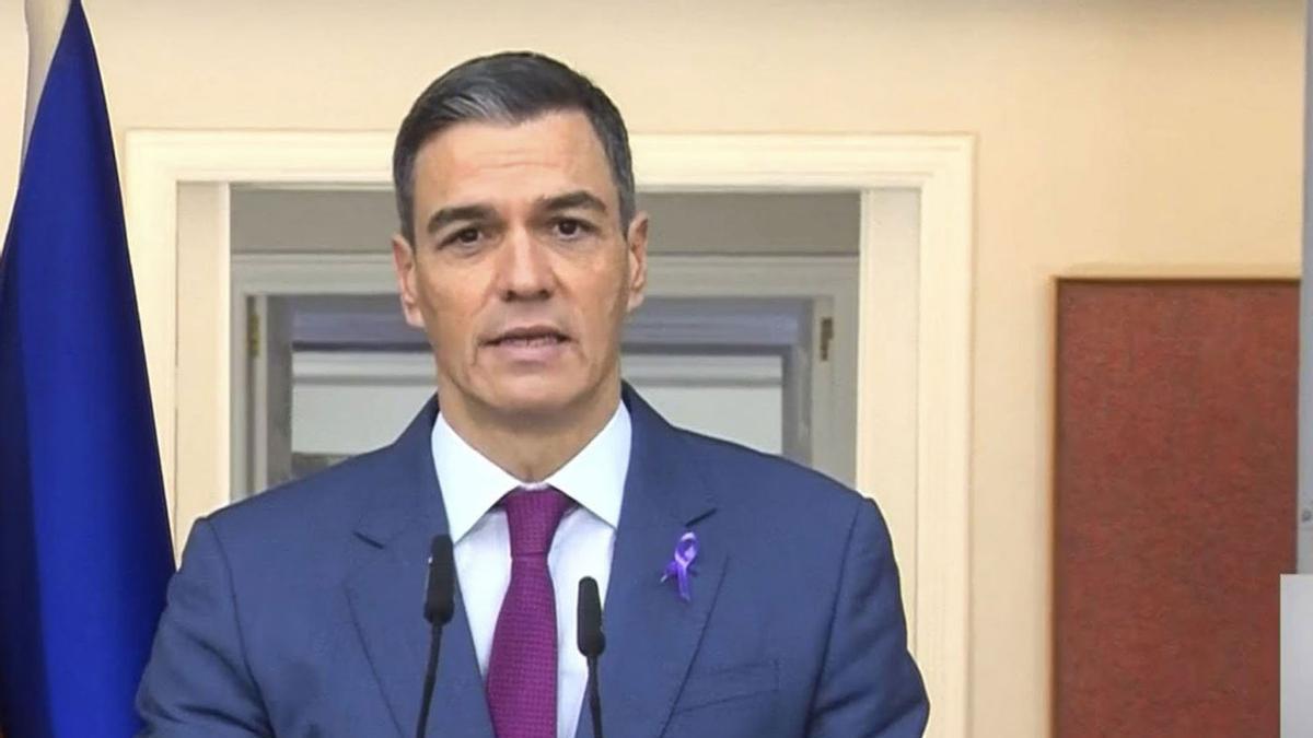 Pedro Sánchez en Moncloa.