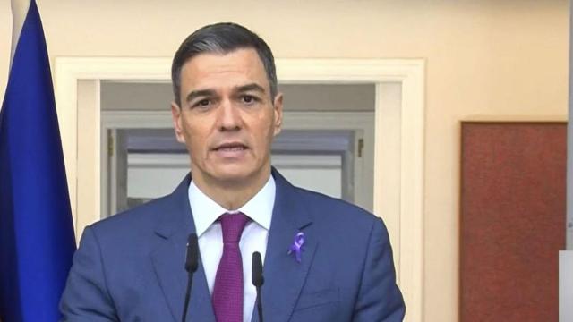 Pedro Sánchez en Moncloa.
