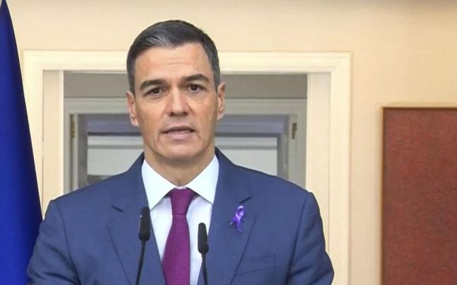 Pedro Sánchez en Moncloa.