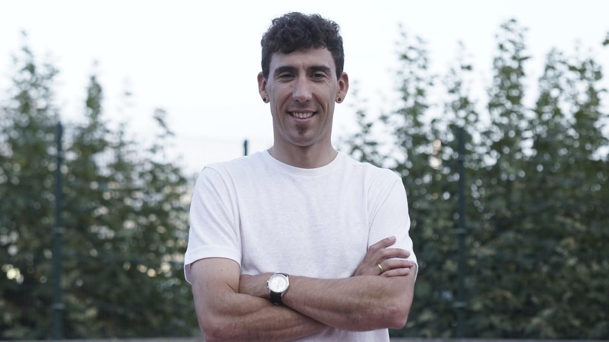 Onar Fraile posa durante la entrevista.