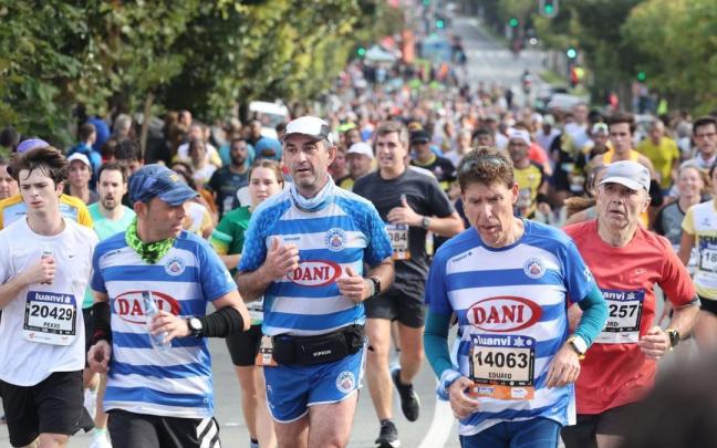 Corredores en la Behobia del año pasado.