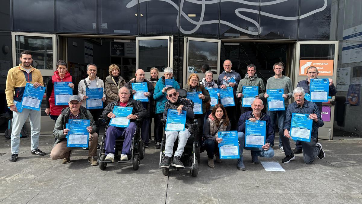 Representantes de las entidades y colectivos que están al frente de la organización de los diferentes paseos.