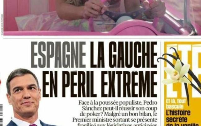 Pedro Sánchez, en la portada de la edición de este miércoles de Liberation.