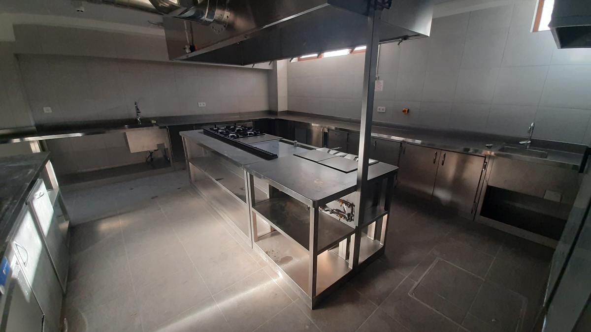 La cocina del bar.