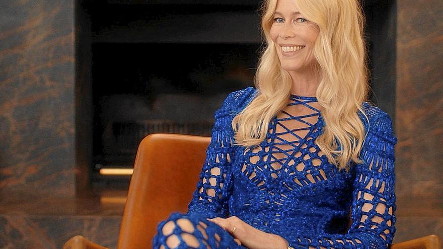 Claudia Schiffer, en una imagen de la docuserie ‘In Vogue: Los años 90’. | FOTO: DISNEY+