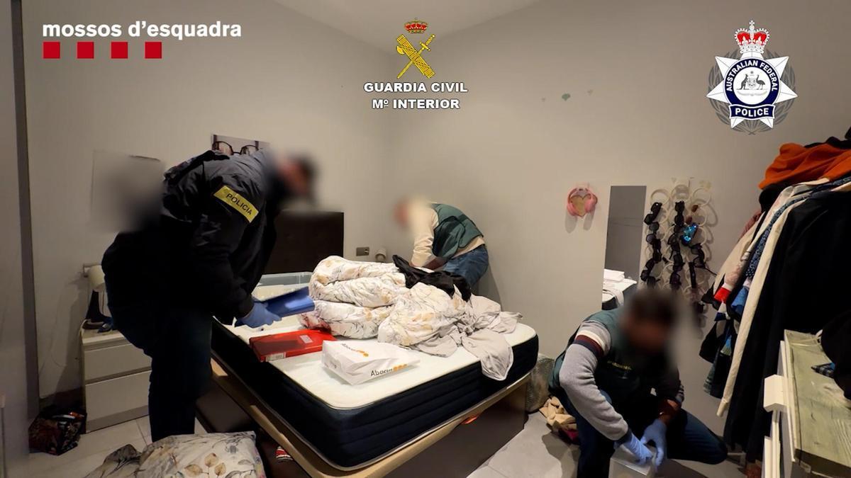 Cae en Barcelona una banda dedicada al tráfico internacional de drogas con once detenidos