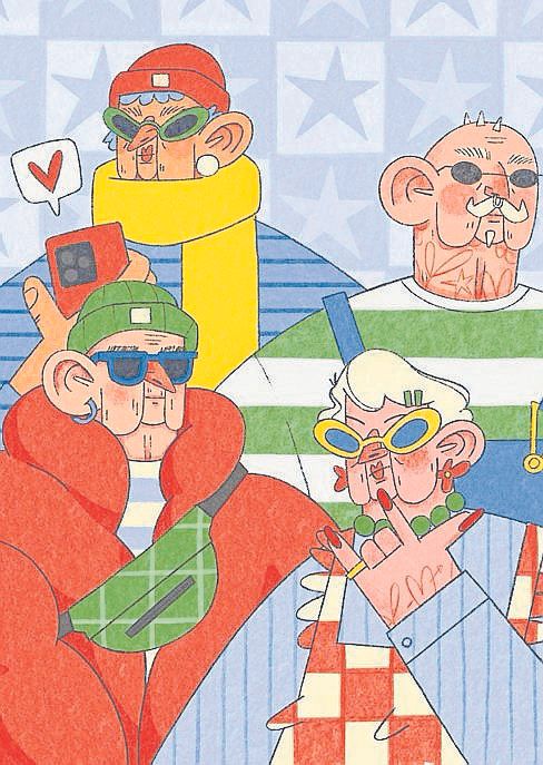 Koloretsuak dira Malen Pazosen ilustrazioak.