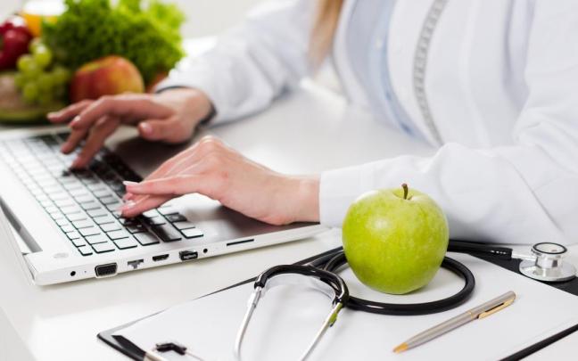 Nutricionista en una foto de archivo