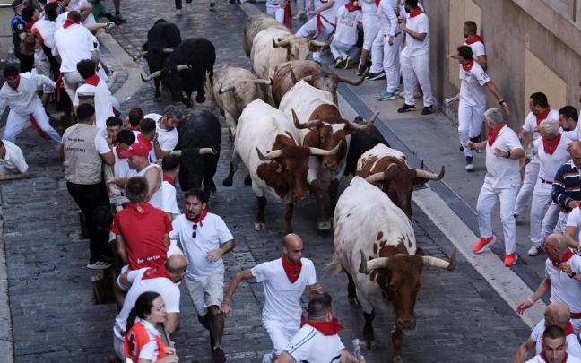 Primer encierro en los Sanfermines 2026