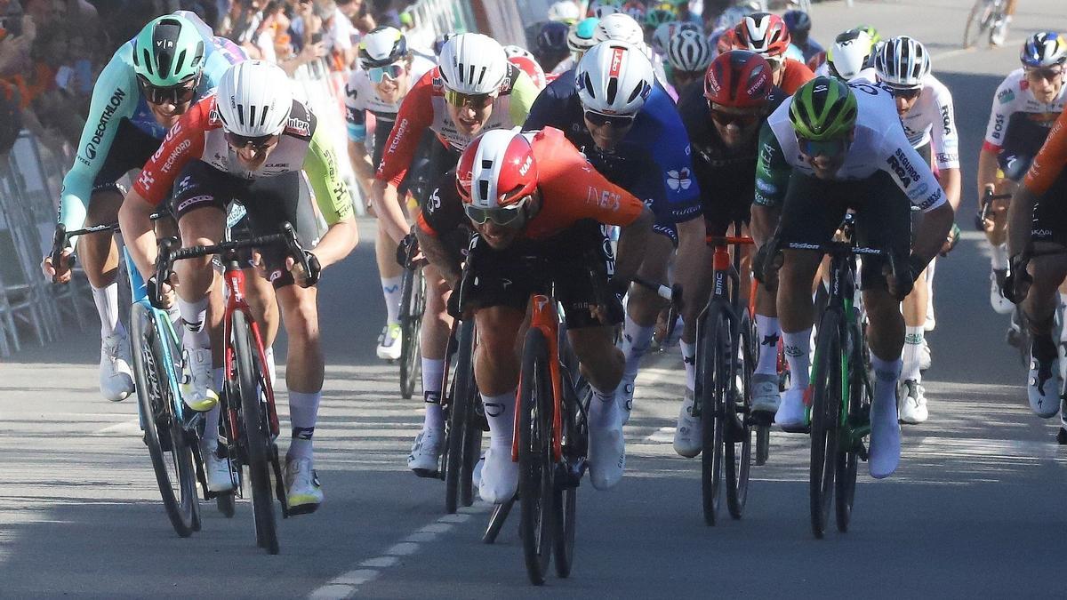 Ewan, en pleno esprint.