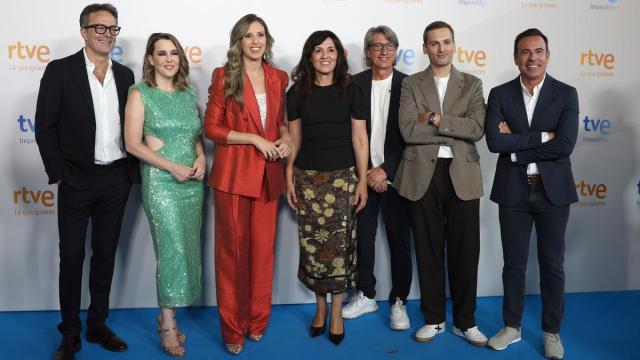 Invitados durante la presentación de la temporada 2026-2027 de Televisión Española.
