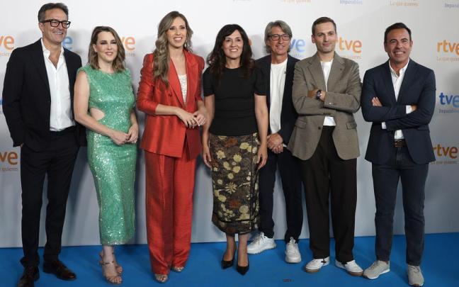 Invitados durante la presentación de la temporada 2026-2027 de Televisión Española.