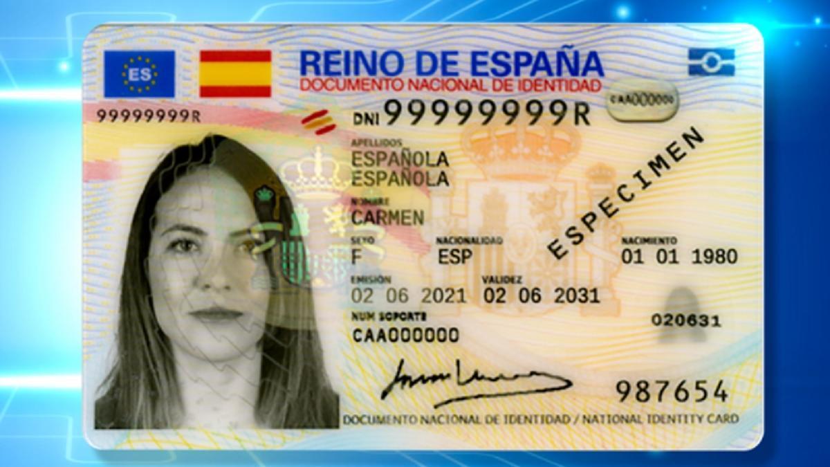 Versión más reciente del DNI.