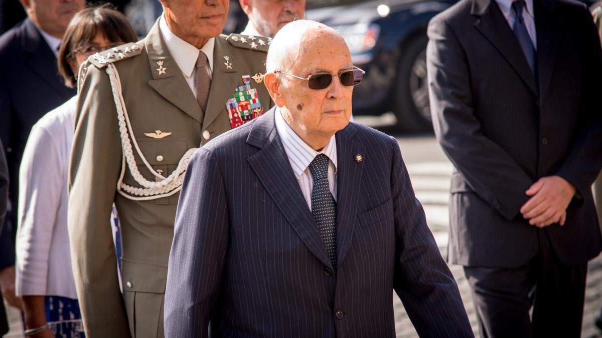 Giorgio Italiano fue expresidente de la República italiana desde 2006 hasta 2015