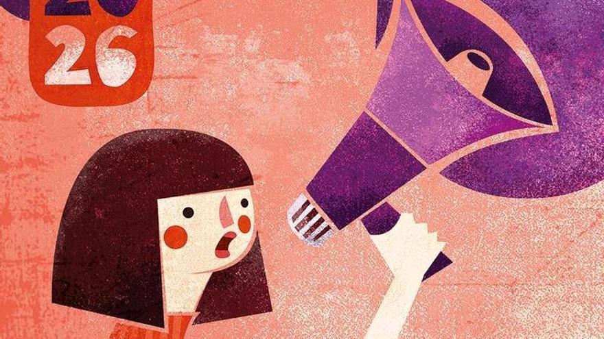 Cartel ganador del 8M en Ermua