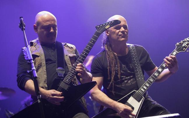 Aitor Gorosabel y Xabi Bastida, de Su ta Gar, tocando en un concierto. / Unai Beroiz Aitor Gorosabel y Xabi Bastida, de Su ta Gar, tocando en un concierto.