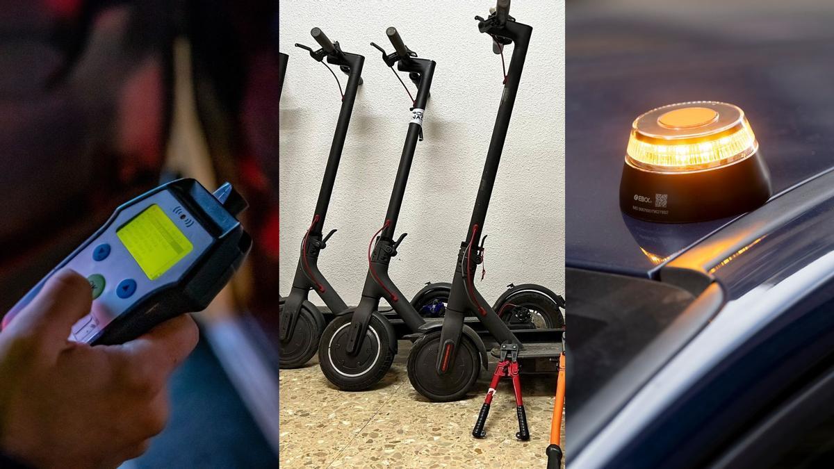La obligatoriedad de la baliza V16, el seguro de responsabilidad civil para patinetes eléctricos o la rebaja de la tasa de alcoholemia, entre las novedades de la DGT para 2026