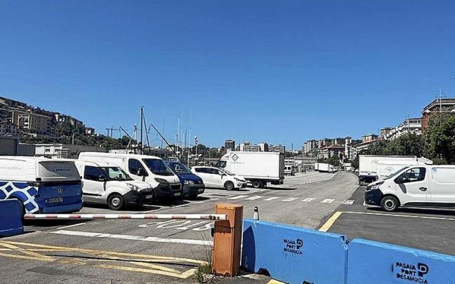 Muelle del Hospitalillo, que se habilitará como parking.