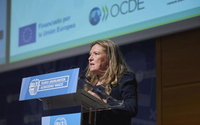 La consejera de Salud del Gobierno vasco, Gotzone Sagardui.