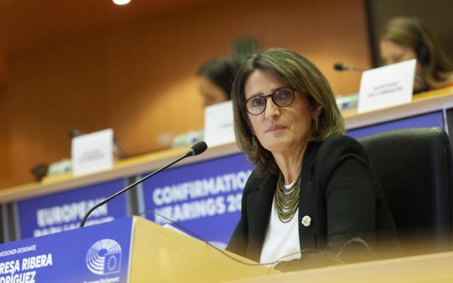 La candidata a la vicepresidencia ejecutiva de Transición Limpia, Justa y Competitiva, y a la cartera de Competencia de la Comisión Europea, Teresa Ribera / EP La candidata a la vicepresidencia ejecutiva de Transición Limpia, Justa y Competitiva, y a la cartera de Competencia de la Comisión Europea, Teresa Ribera