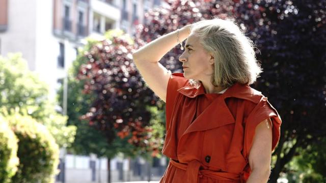La directora de cine bilbaina Lara Izaguirre en un momento de esta entrevista.