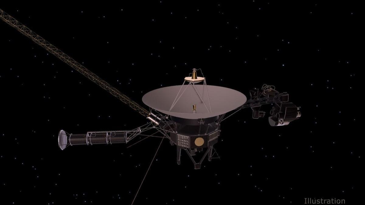 La sonda espacial Voyager 1.