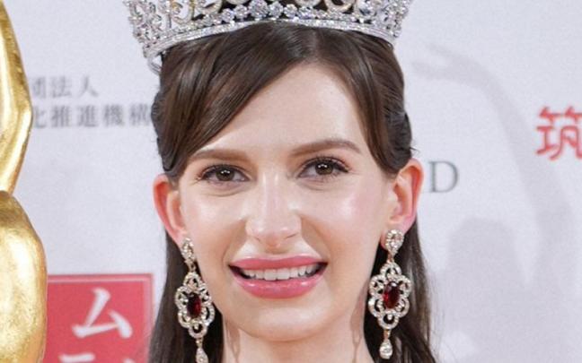 Carolina Shiino se proclamó Miss Japón en enero.