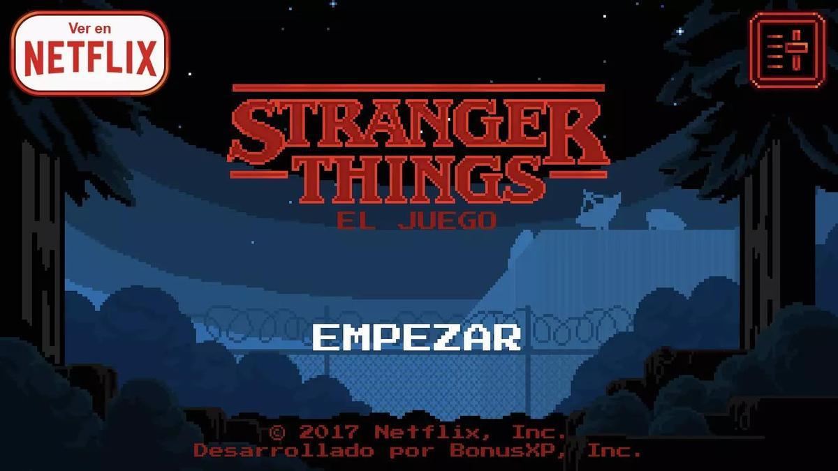 Uno de los juegos se ha desarrollado a partir de la serie 'Stranger things'.
