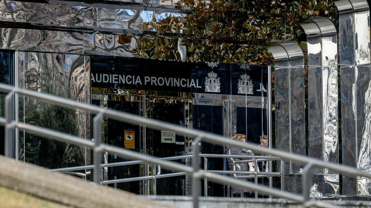 Exterior de la sede de la Audiencia Provincial de Madrid.