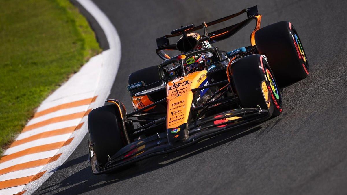 El piloto australiano Oscar Piastri (McLaren) durante el GP de los Países Bajos de 2025