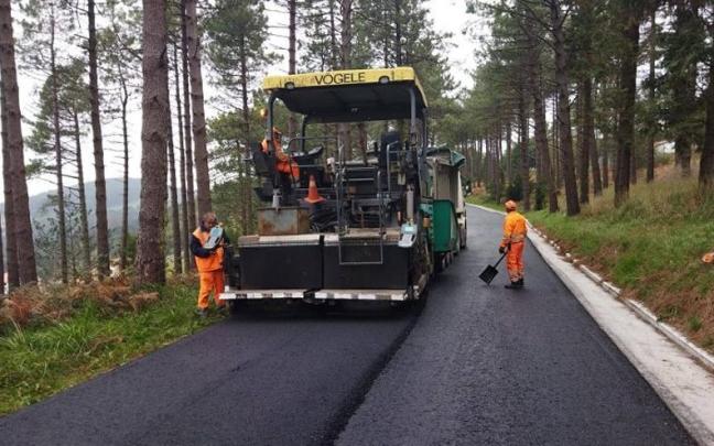 Los materiales reciclados se han utilizado para mejorar el acceso a la emisora de TVE en Sollube