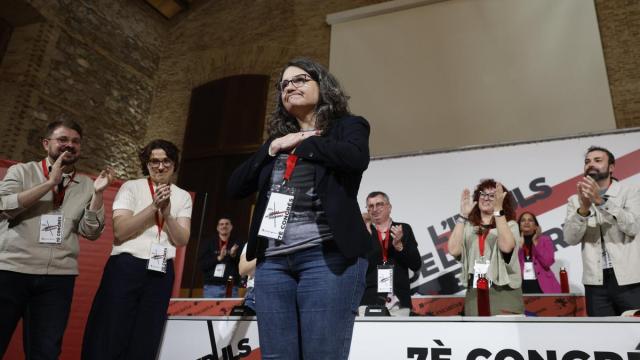 Mónica García, en el acto de su partido en el que ha hecho el anuncio de su vuelta a la política