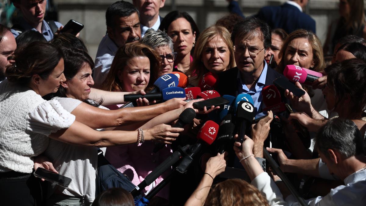 El consejero Alberto Martínez, tras la reunión del Consejo Interterritorial del Sistema Nacional de Salud