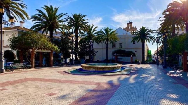Plaza de España de Lepe.