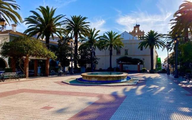 Plaza de España de Lepe.