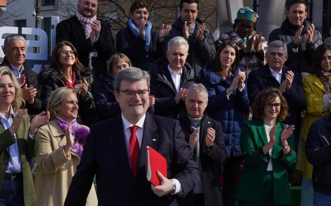 Presentación de Juan Mari Aburto como candidato a la Alcaldía de Bilbao por EAJ-PNV Presentación de Juan Mari Aburto como candidato a la Alcaldía de Bilbao por EAJ-PNV
