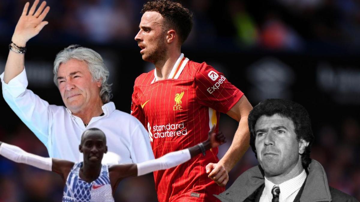 Diogo Jota, Ángel Nieto, Kelvin Kiptum y Urruti, deportistas fallecidos en la carretera a causa de accidentes de tráfico