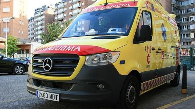 Una ambulancia del servicio de emergencias de Castilla y León