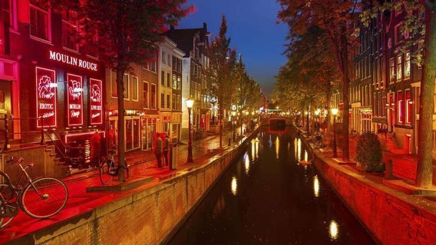 El Barrio Rojo de Ámsterdam.