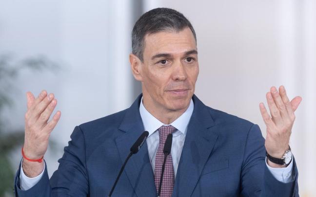 El presidente del Gobierno, Pedro Sánchez