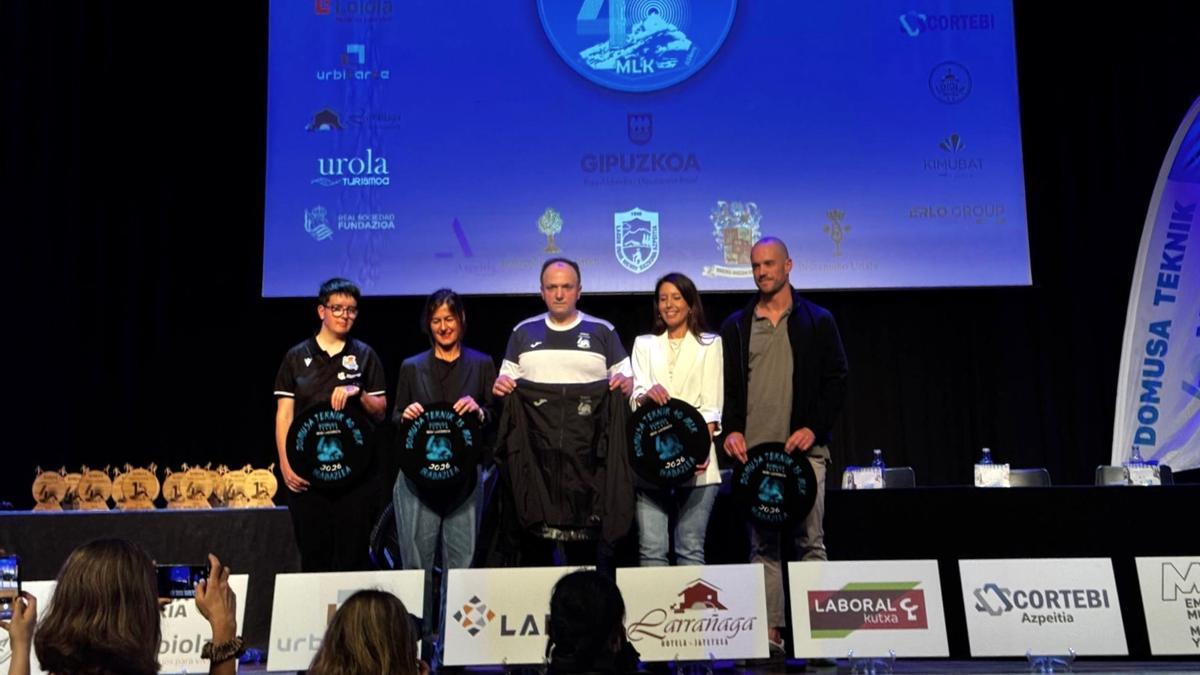 Presentación de la Domusa Teknik 40MLK que se disputará este proximo sábado en Azpeitia.