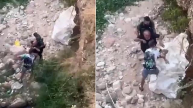 escatado un vecino de Arroyo del Ojanco (Jaén) que permaneció más de dos días atrapado en el cauce de un arroyo.