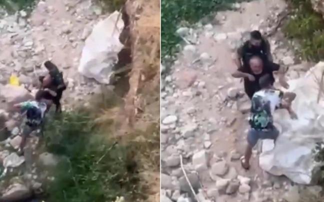 escatado un vecino de Arroyo del Ojanco (Jaén) que permaneció más de dos días atrapado en el cauce de un arroyo.