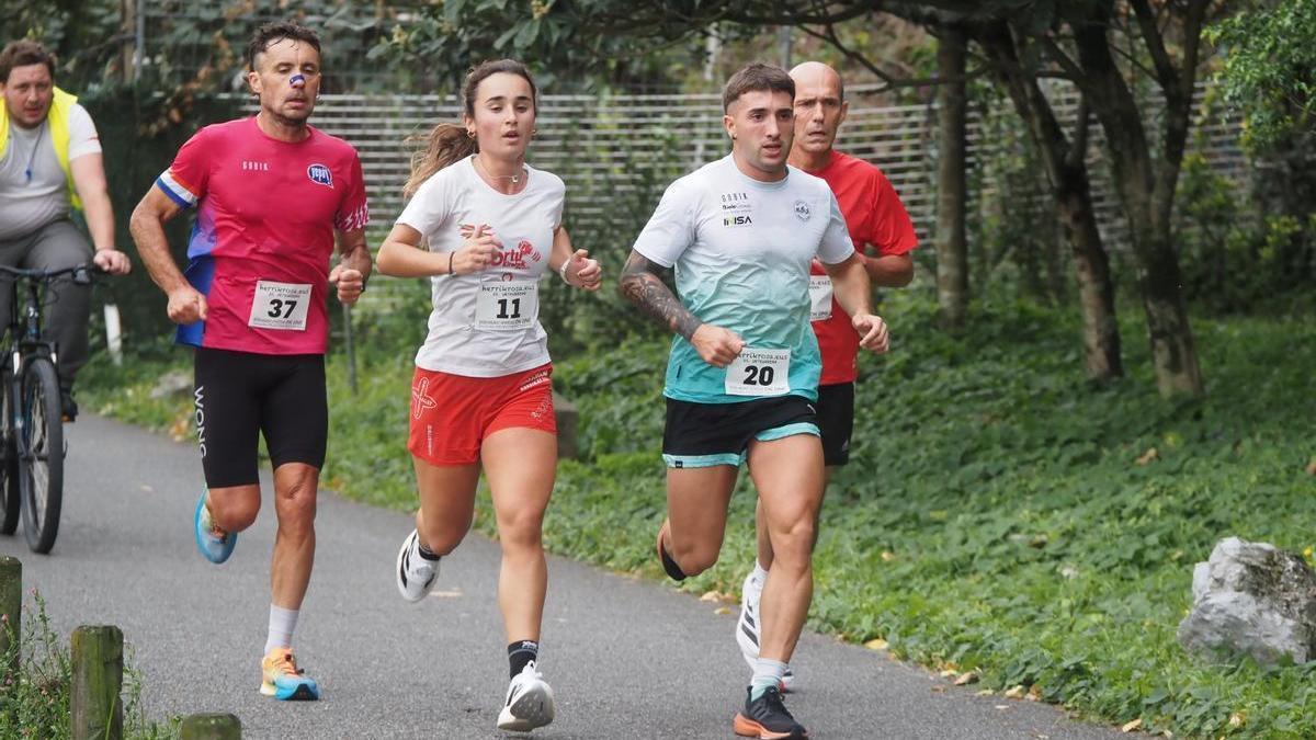 Eneritz Aramendi fue la mujer más rápida en el Herri Krossa de Mutriku