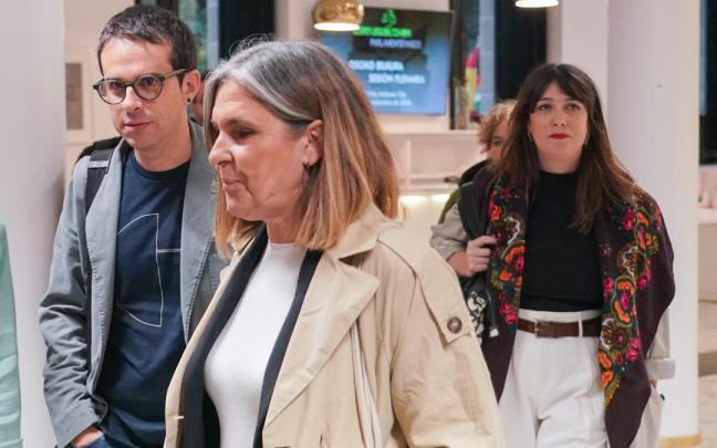 Pello Otxandiano, Nerea Kortajarena y Oihana Etxebarrieta, la delegación de EH Bildu en la cita del lunes, en una imagen de archivo / Europa Press Pello Otxandiano, Nerea Kortajarena y Oihana Etxebarrieta, la delegación de EH Bildu en la cita del lunes, en una imagen de archivo