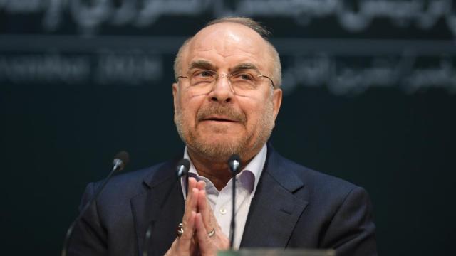 El presidente del Parlamento de Irán, Mohamed Baqer Qalibaf.